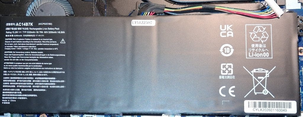 Acer laptop accu, Computers en Software, Ophalen of Verzenden