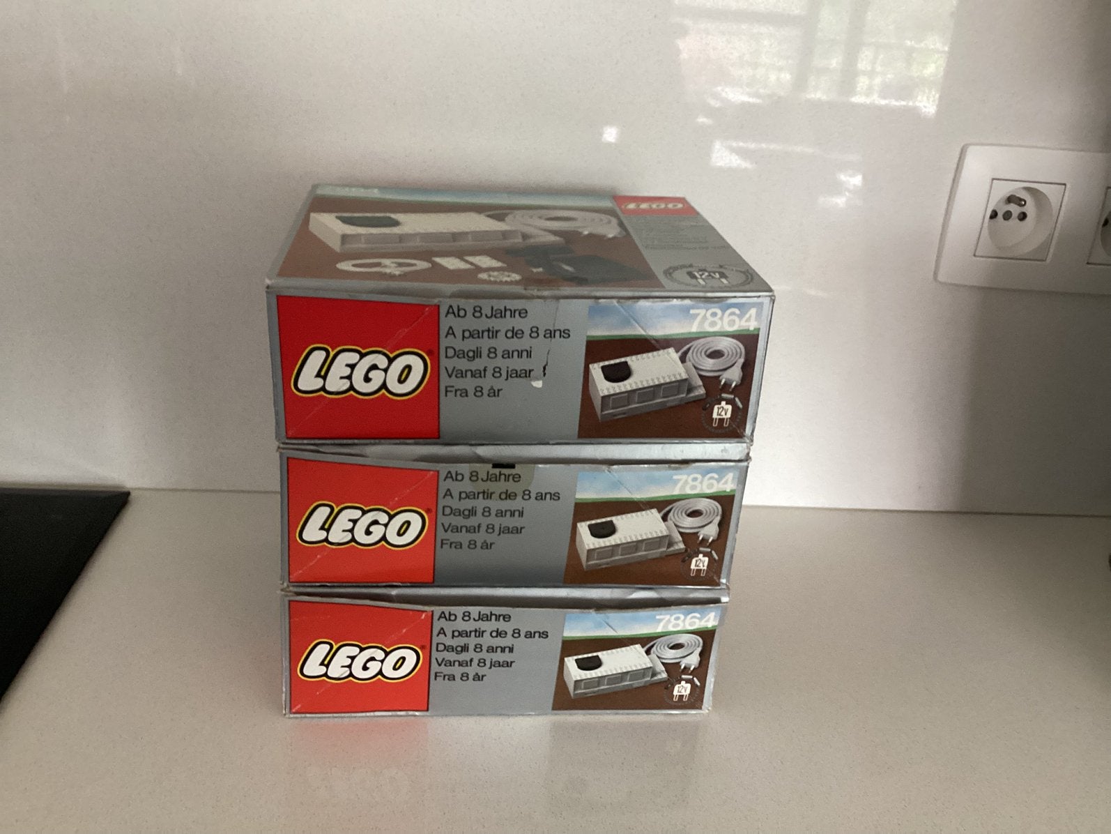 Transformateur 12 V Lego 7864 avec instructions et boîte, Enlèvement ou Envoi, Utilisé, Complet, Lego