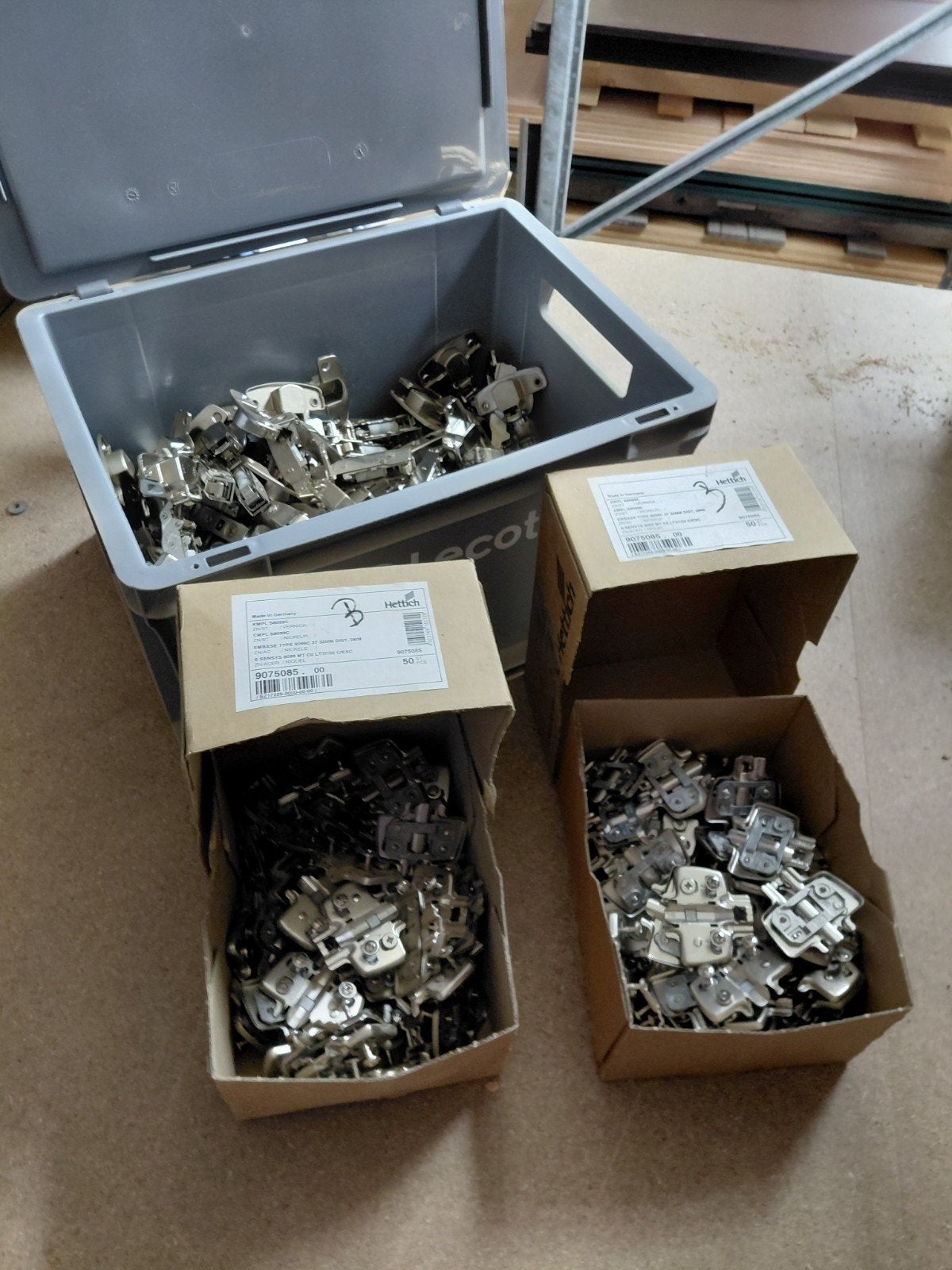 partij hettich scharnieren, Doe-het-zelf en Bouw, Ophalen of Verzenden, Nieuw, 50 tot 100 mm, Overige typen