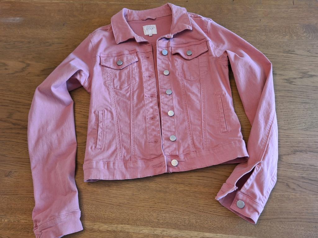 Roze spijkerjasje jaensjas, Kleding | Dames, Vila, Ophalen of Verzenden, Roze, Maat 34 (XS) of kleiner
