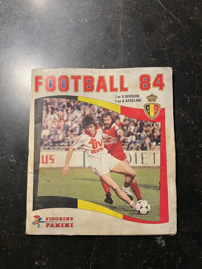 Panini Football 84 - Belgische Competitie, Verzamelen, Ophalen, Gebruikt, Boek of Tijdschrift