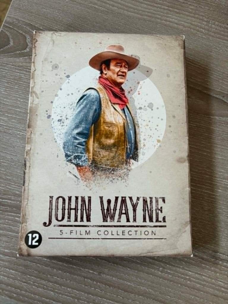 John Wayne, 5 film collection met The searchers, Rio Bravo,&, À partir de 6 ans, Enlèvement ou Envoi, Anglais, 1960 à 1980