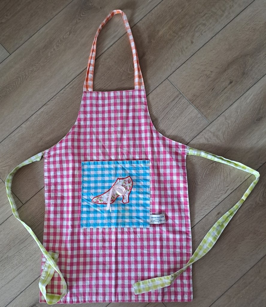 Leuke kinderkeukenschort JANBIBEJAN, Ophalen of Verzenden, Gebruikt, JANBIBEJAN, Jongen of Meisje
