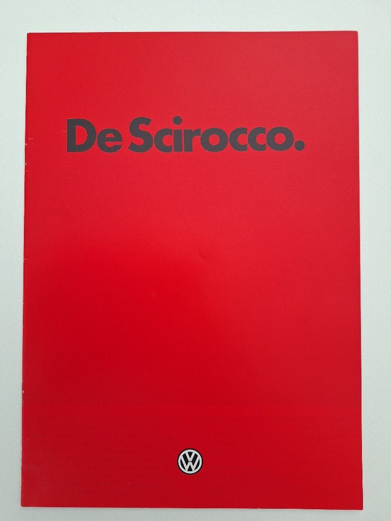 Volkswagen VW Scirocco 1983 brochure 16 pages, Livres, Autos | Brochures & Magazines, Enlèvement ou Envoi, Volkswagen
