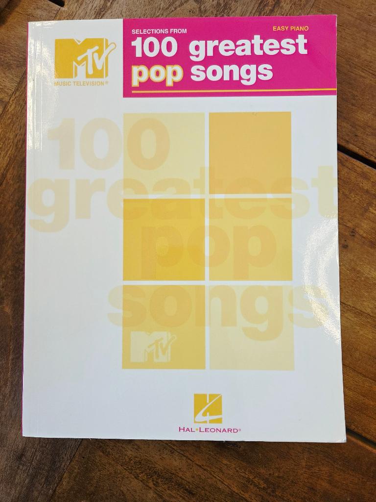 BOEK: 100 greatest pop songs, Boeken, Muziek, Ophalen, Instrument, Diverse auteurs, Zo goed als nieuw