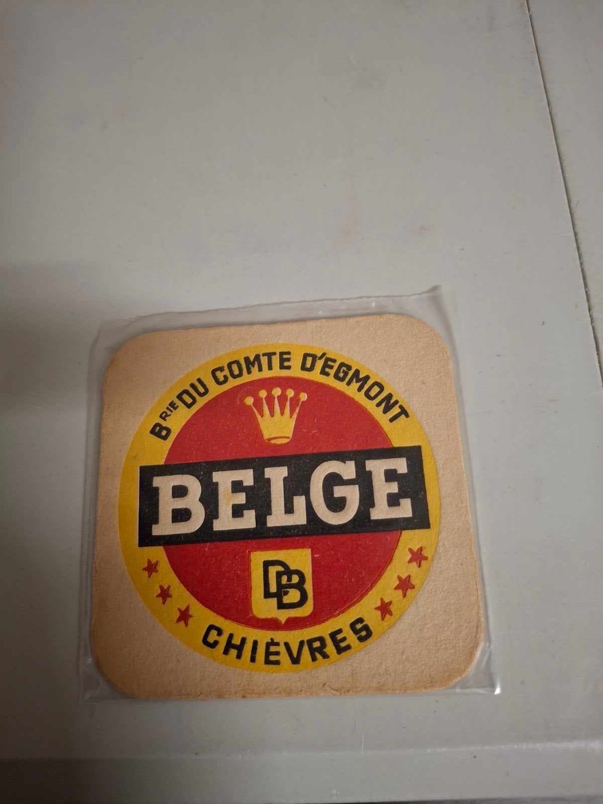 Oud bierviltje belge chievre, Ophalen of Verzenden