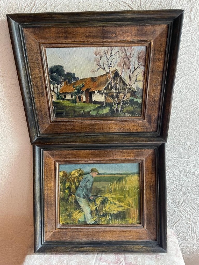 schilderijen, Antiek en Kunst, Ophalen, Gesigneerd, Landschap, Doek