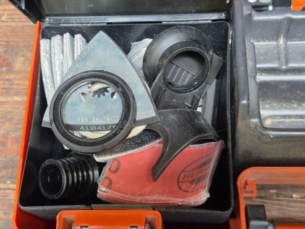 Fein multitool met accessoires in koffer, Doe-het-zelf en Bouw, Gereedschap | Handgereedschap, Ophalen, Gebruikt, Multitool, Overige merken