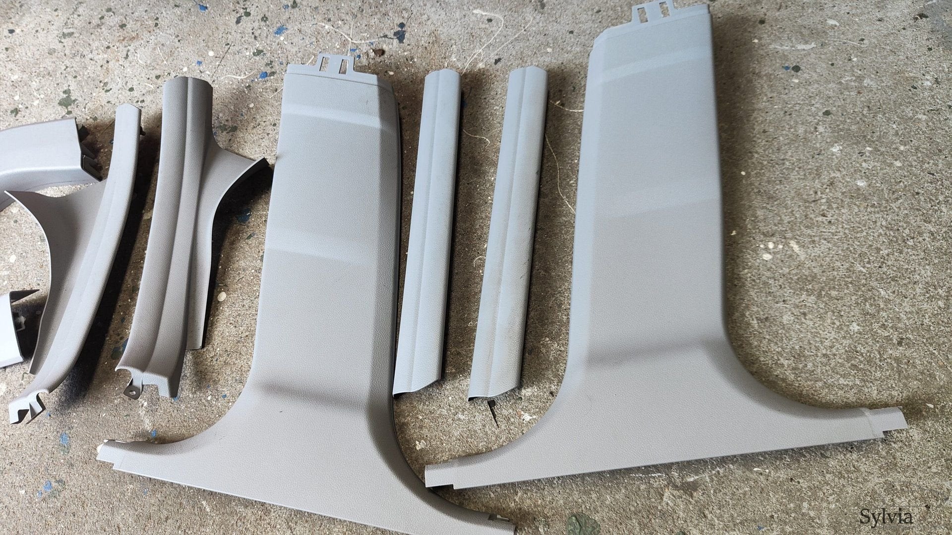 Afdekking zijbekleding set B stijl en dorpel binnen kleur gr, -, Utilisé, -, Enlèvement ou Envoi