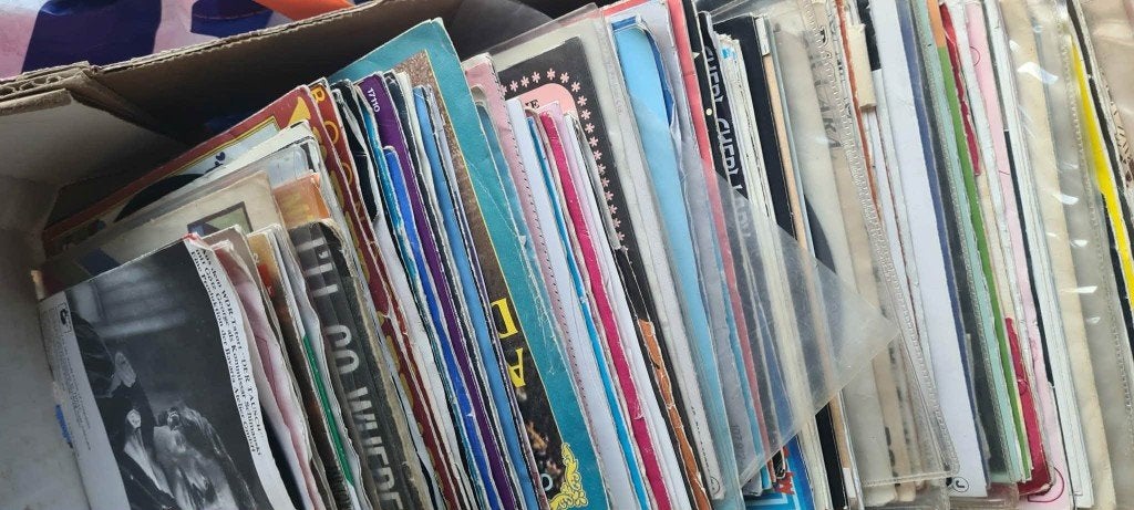 Rond de 600 vynil lp's, Ophalen, Gebruikt, LP