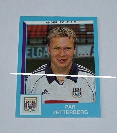 Panini Football 2000 RSC Anderlecht / Par Zetterberg, Verzenden, Nieuw, Poster, Plaatje of Sticker