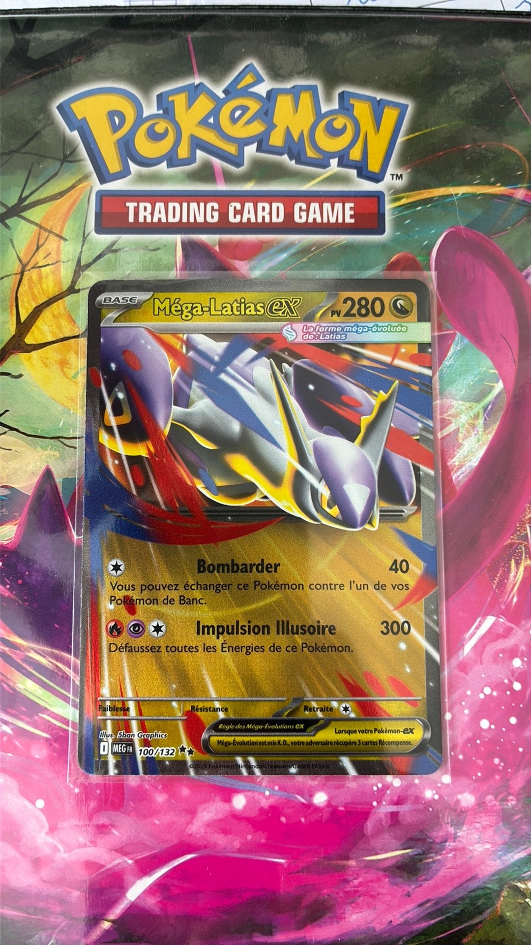 Carte Pokémon Méga-Latias ex 100/132, Hobby & Loisirs créatifs, Enlèvement, Comme neuf