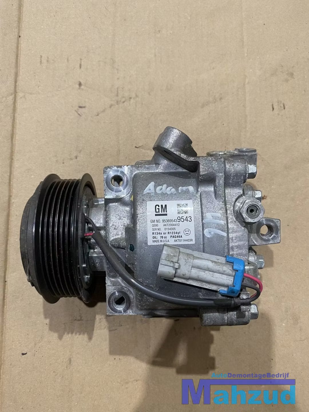OPEL ADAM 1.2 Aircopomp compressor 95369543, Gebruikt, Opel Automobile GmbH, Kontakt@opel-infoservice.de, Opel