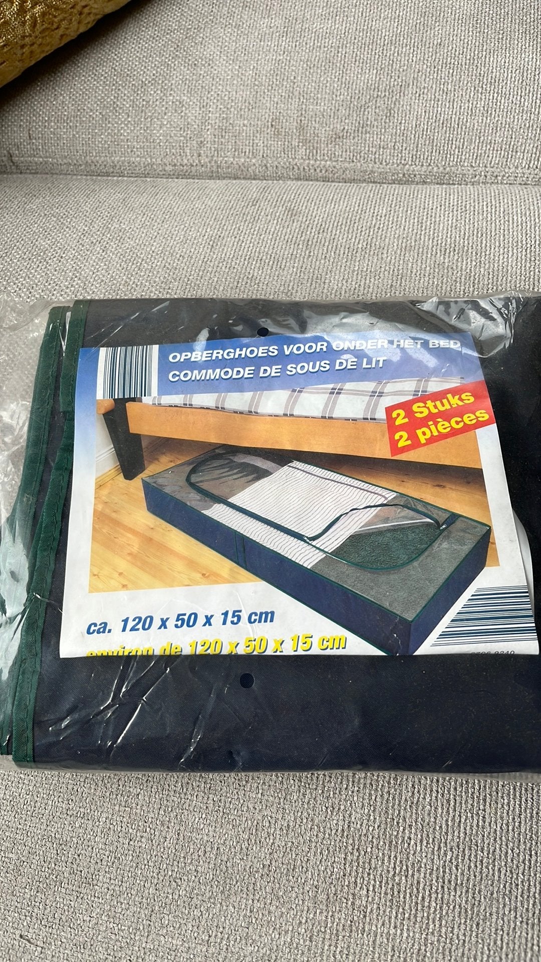 Opberghoezen voor onder bed, Huis en Inrichting, Slaapkamer | Beddengoed, Ophalen, Nieuw