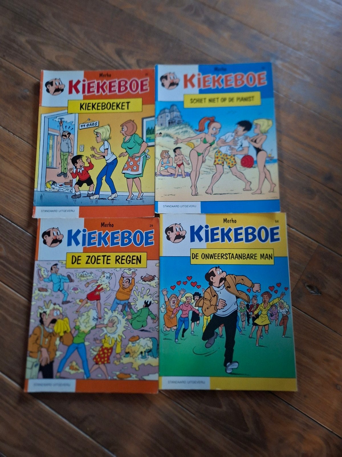 4 bandes dessinées Peekaboo, Plusieurs BD, Merho, Enlèvement, Utilisé
