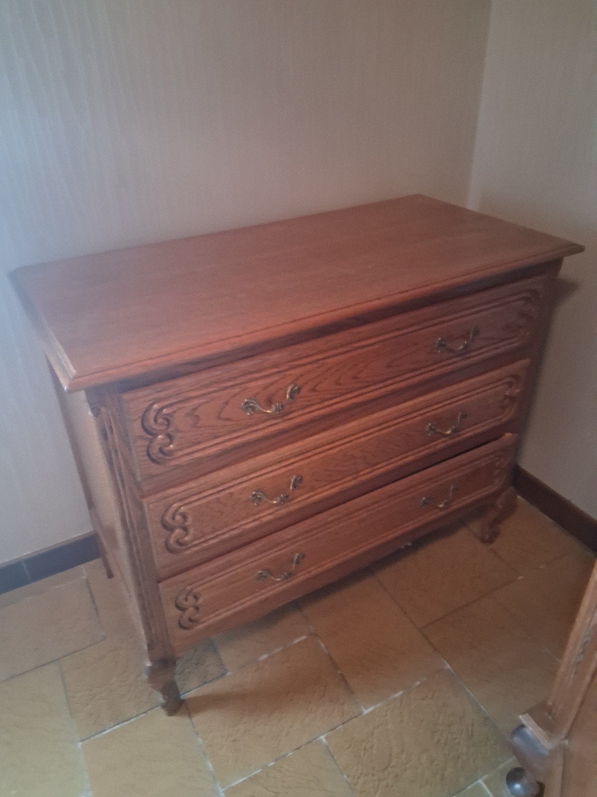 3 ladenkast en nachtkastjes, Ophalen