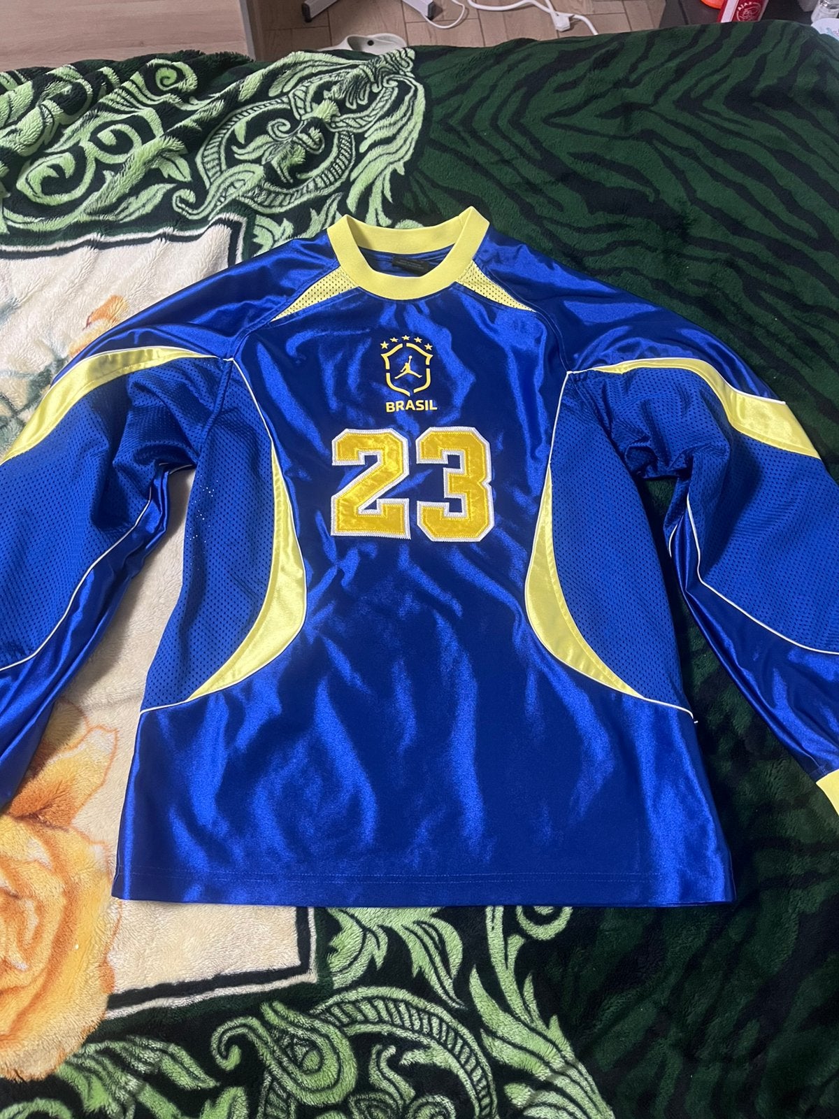 Maillot Jordan Brazil, Sports & Fitness, Enlèvement, Comme neuf, Maillot