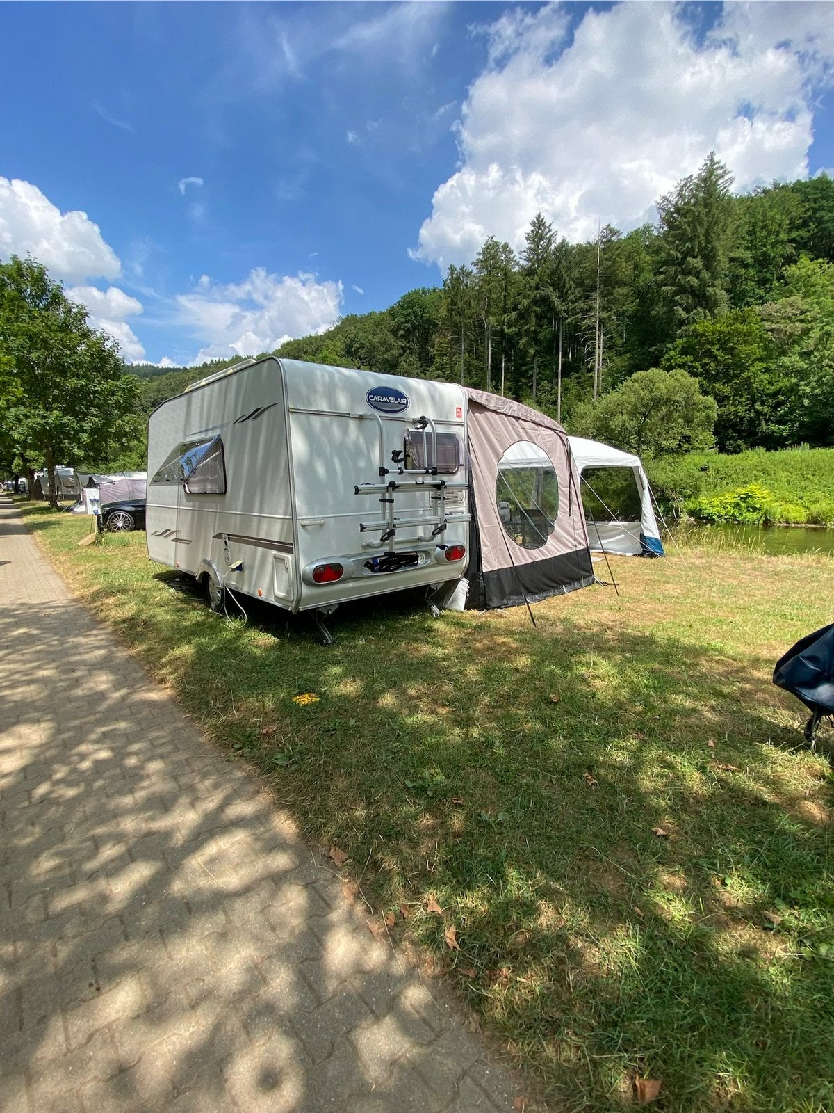 Caravan Caravelair Luxe Antares 400 + opblaasbare voortent, Caravanes & Camping, Caravanes, Particulier, Caravelair, Enlèvement