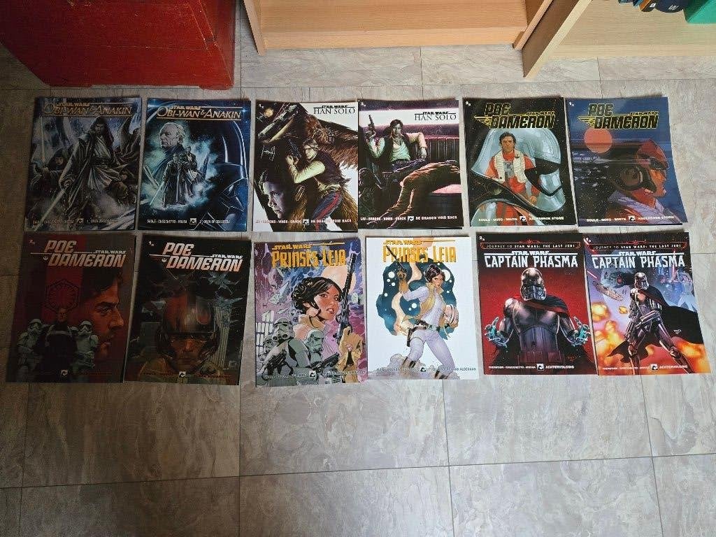 Pakket van 12 Star wars strips, Verzamelen, Ophalen of Verzenden, Zo goed als nieuw, Boek of Poster