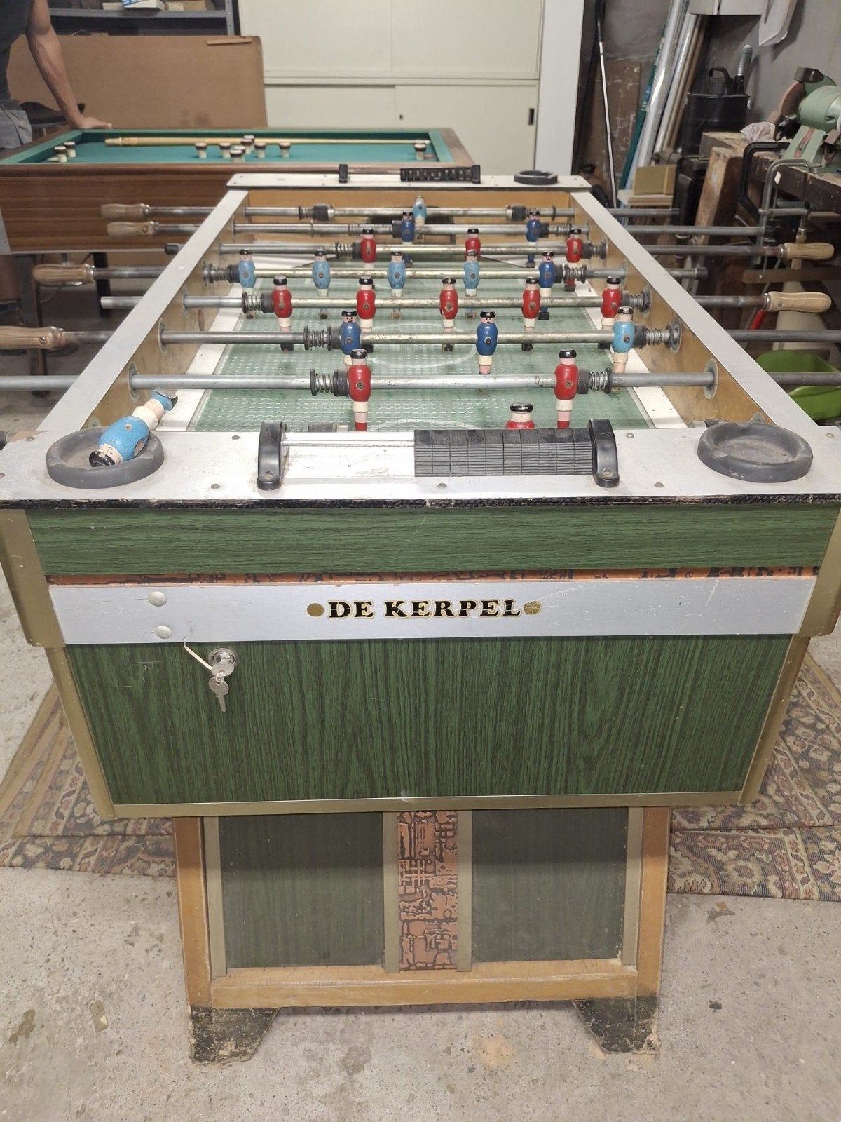 Professionele Tafelvoetbal De Kerpel, Ophalen, Gebruikt