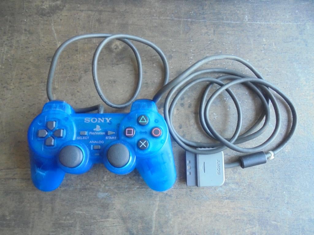 Sony Dualshock Controller voor PS2 (zie foto's), Games en Spelcomputers, Gebruikt, Verzenden, Overige genres, 1 speler
