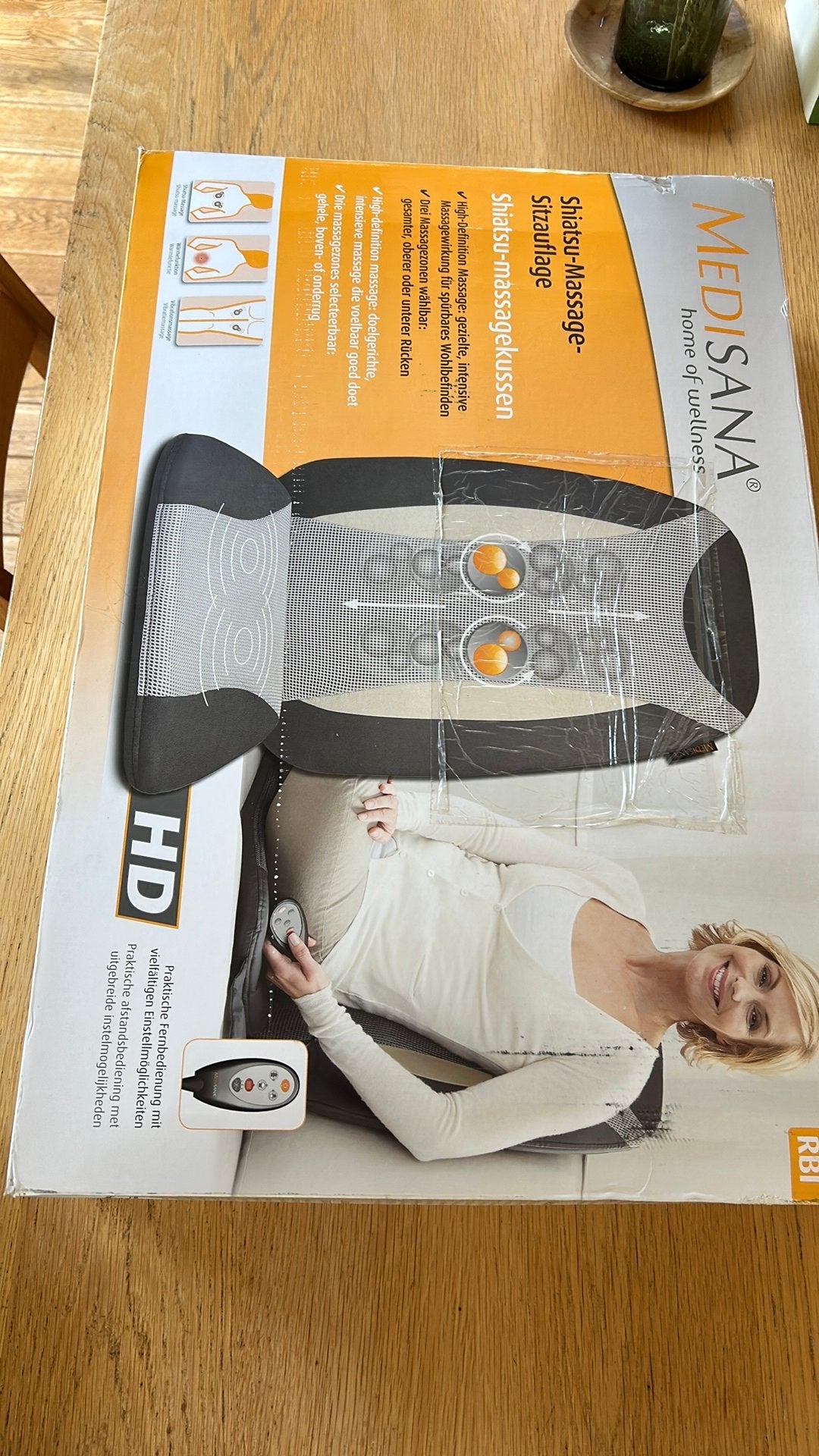 Massagekussen Medisana, Ophalen of Verzenden, Zo goed als nieuw, Massagestoel of Kussen
