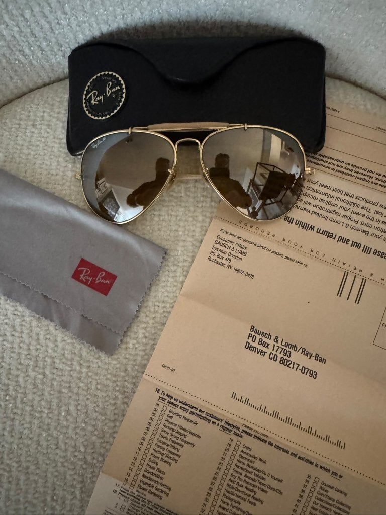 NIEUWE B&L Ray-Ban RB50 General Outdoorsman 62 zonnebril G6, Zonnebril, Overige kleuren, Ophalen of Verzenden, Zo goed als nieuw