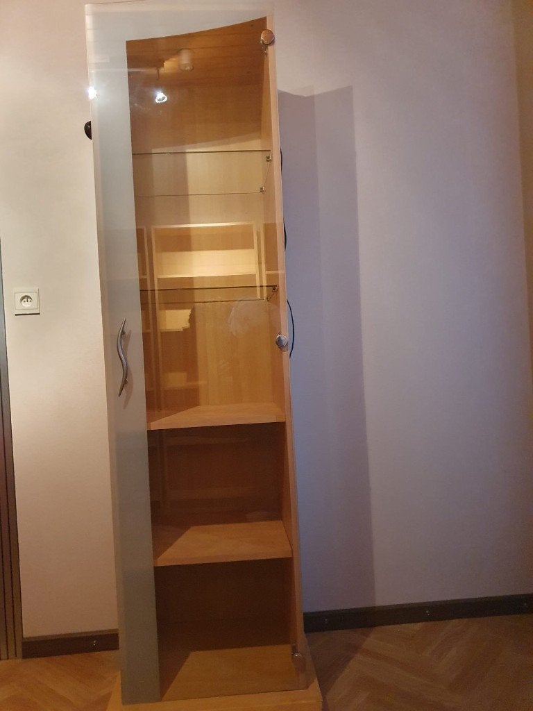 Vitrinekast, Huis en Inrichting, Kasten | Vitrinekasten, Ophalen, Gebruikt, Met deur(en)