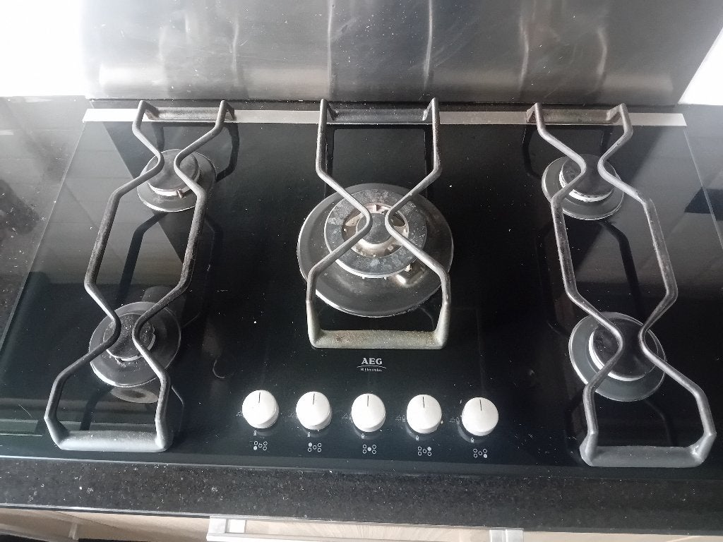 Gasvuur, Elektronische apparatuur, Kookplaten, Ophalen, Gebruikt, Tussenbouw, Gas