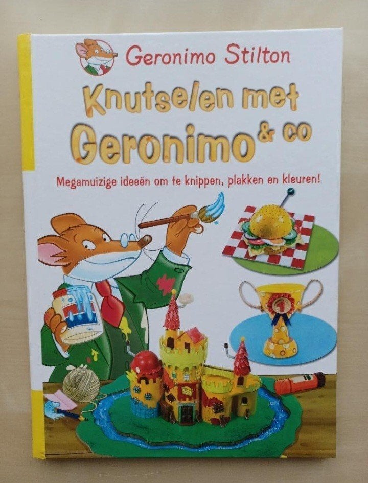 Knutselen met Geronimo Stilton, Ophalen of Verzenden, Zo goed als nieuw, Geronimo Stilton, Non-fictie