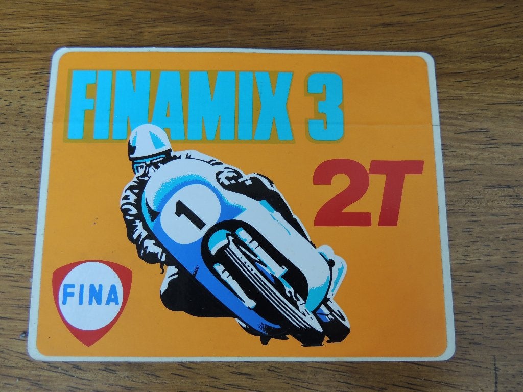 Finamix 3  2T sticker, Verzenden, Zo goed als nieuw, Auto of Motor