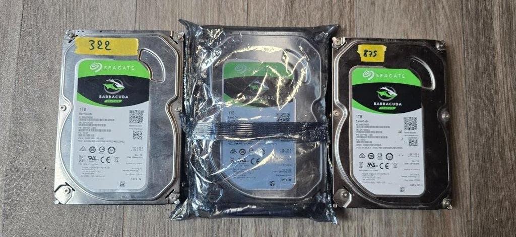 3  x  1TB HDD Seagate Barracuda harde schijf, Neuf, Interne, Seagate, Desktop