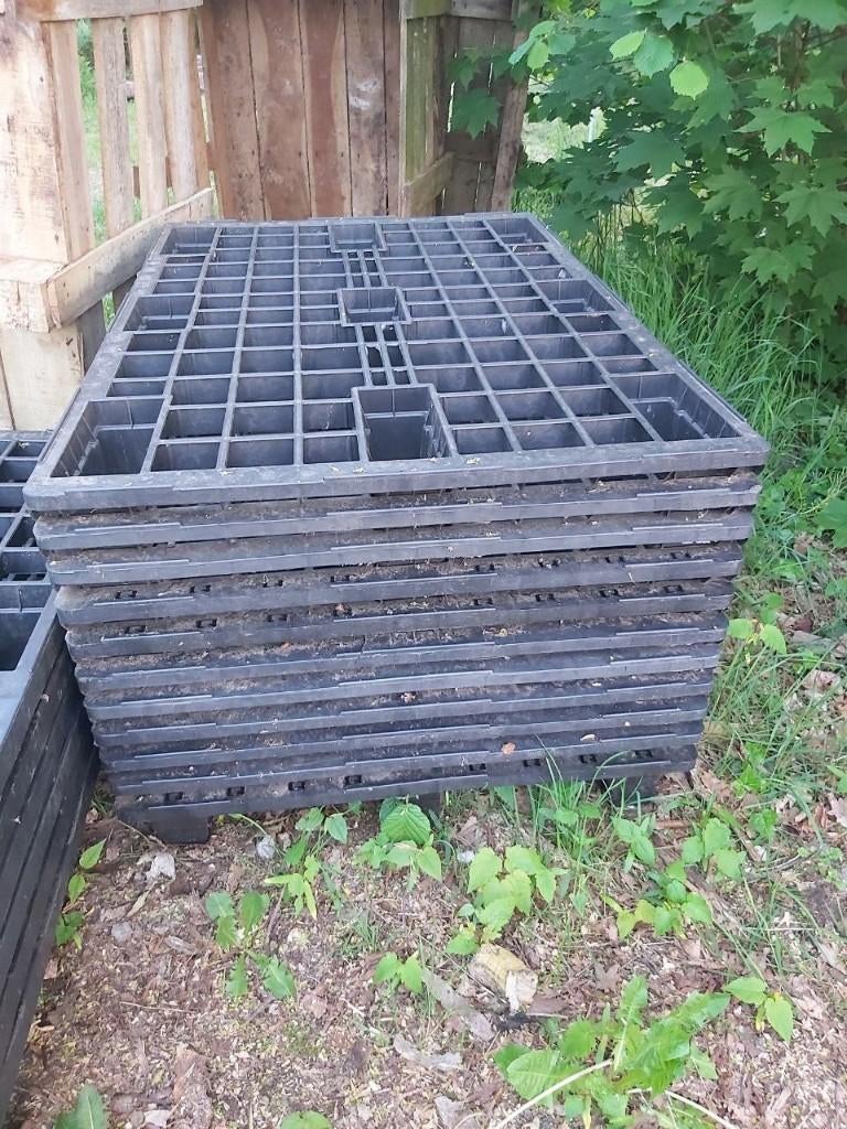 palletten 120x80 cm,11+6 stuks, makkelijk stapelen, 5€/stuk, Doe-het-zelf en Bouw, Ophalen, Gebruikt, Pallet