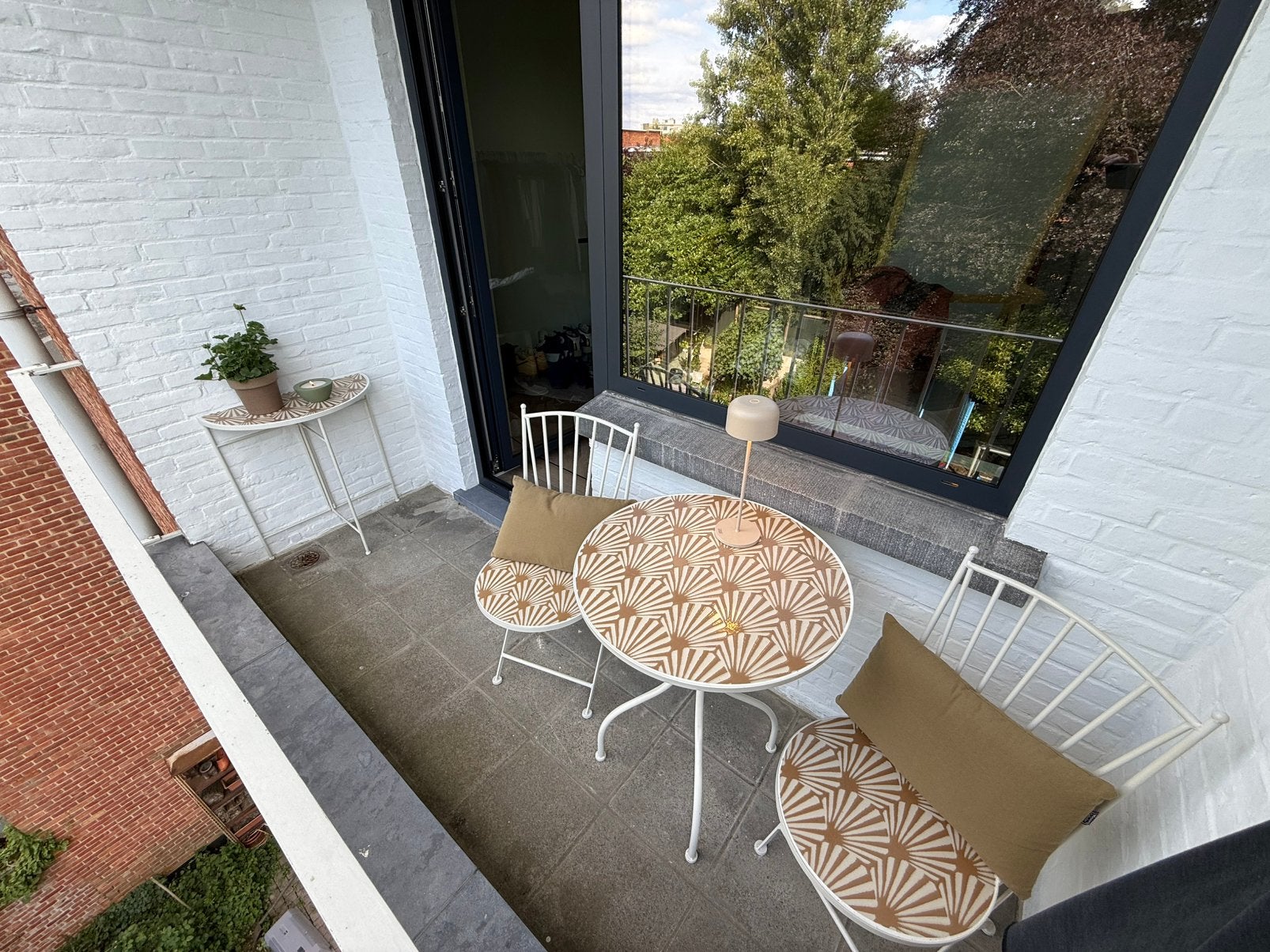 Tuinset + muurtafel, Tuin en Terras, Ophalen, Zo goed als nieuw, Tuinset
