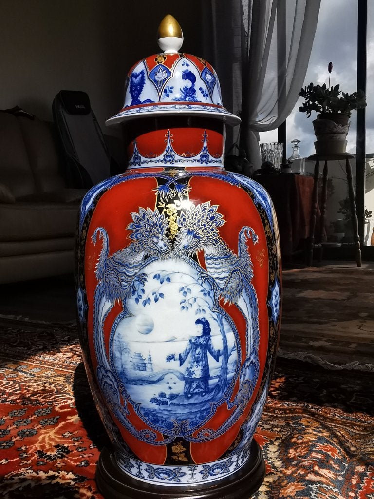 Grote vaas  "Siam"  Kaiser., Ophalen