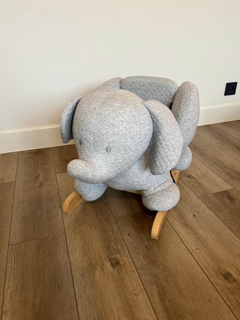 Nattou schommel olifant, Ophalen, Zo goed als nieuw
