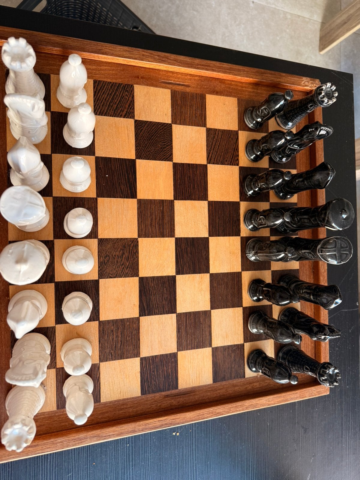 Luxe schaakbord, Ophalen, Zo goed als nieuw