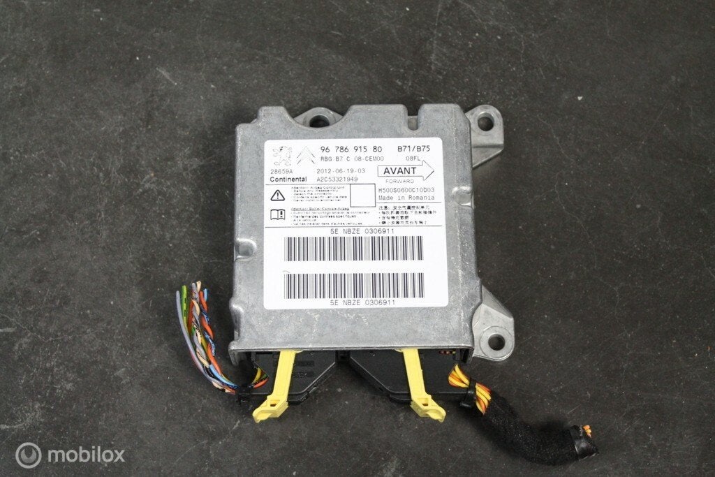 Airbag module Citroen C4 (2012), Autos : Pièces & Accessoires, Électronique & Câbles, Utilisé, Enlèvement ou Envoi