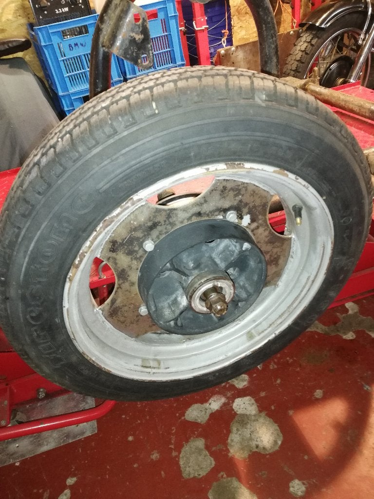 zijspanwiel Dnepr, Ophalen, Gebruikt