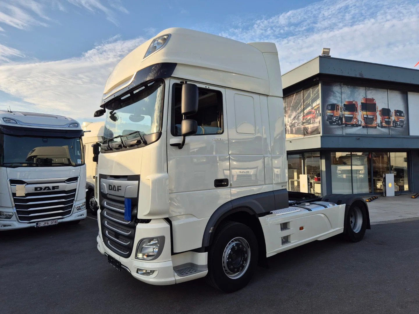 DAF XF 480 FT SUPER SPACE CAB ZF INTARDER (bj 2022), Auto's, Automaat, Achterwielaandrijving, Euro 6, Wit