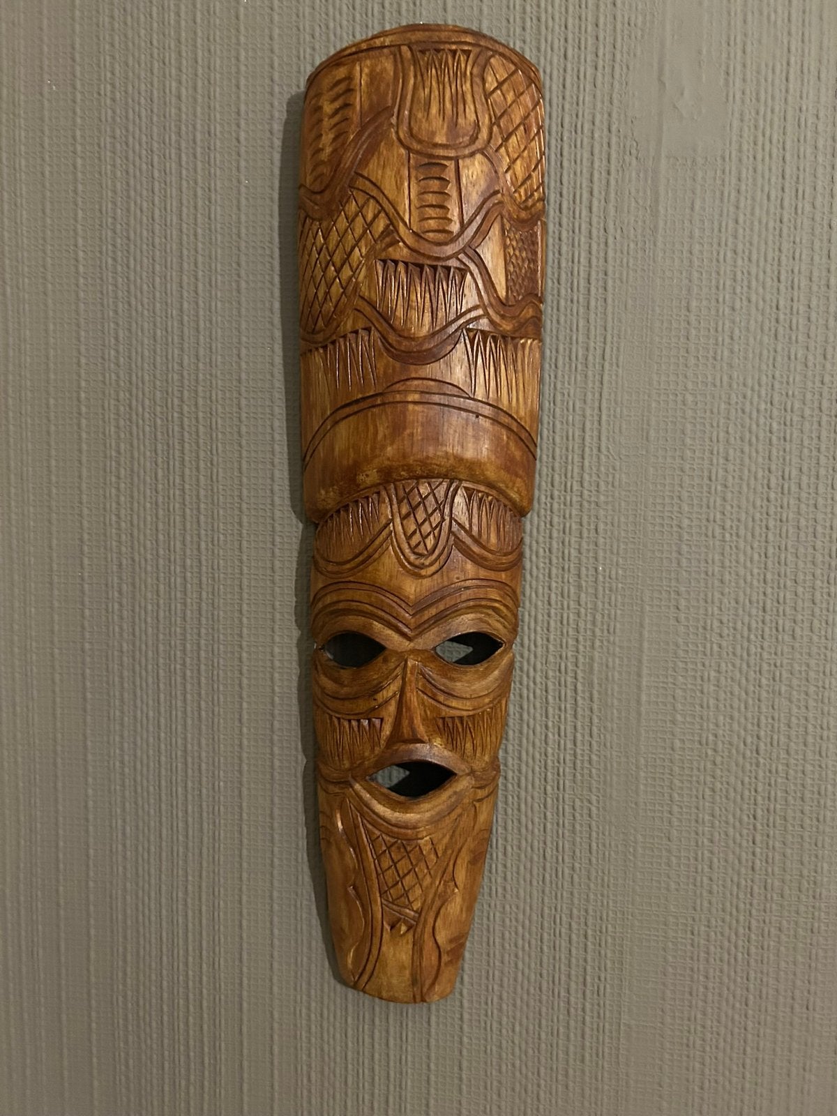 Afrikaans masker, Ophalen, Masker