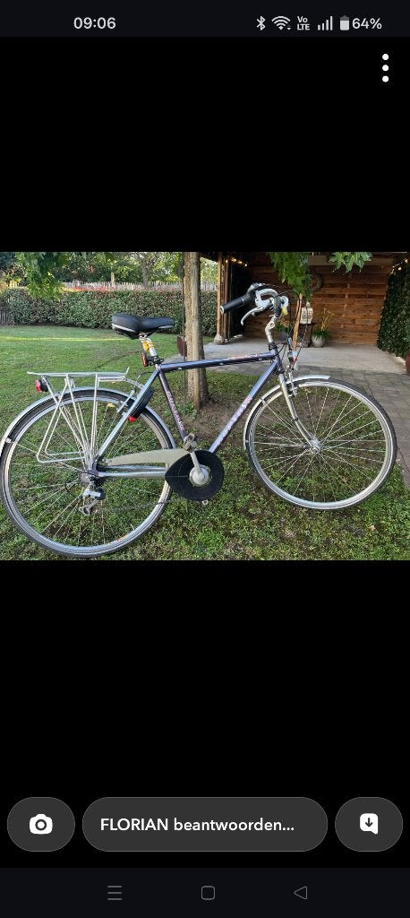 Herenfiets Norta, Versnellingen, Zo goed als nieuw, 57 tot 61 cm, Schijfrem