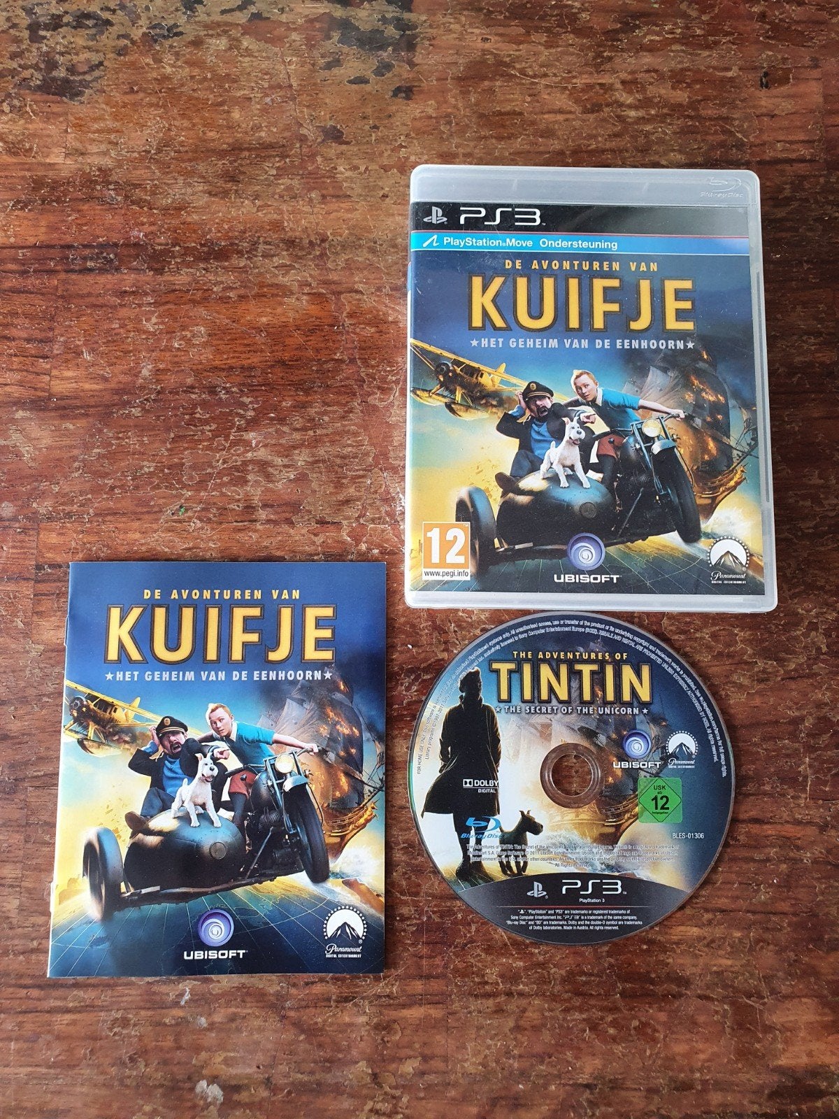 Kuifje het geheim van de eenhoorn, Games en Spelcomputers, Games | Sony PlayStation 3, Verzenden