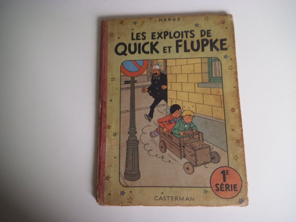 Les exploits de Quick et Flupke 1 1949, Enlèvement ou Envoi, Une BD, Utilisé, Hergé
