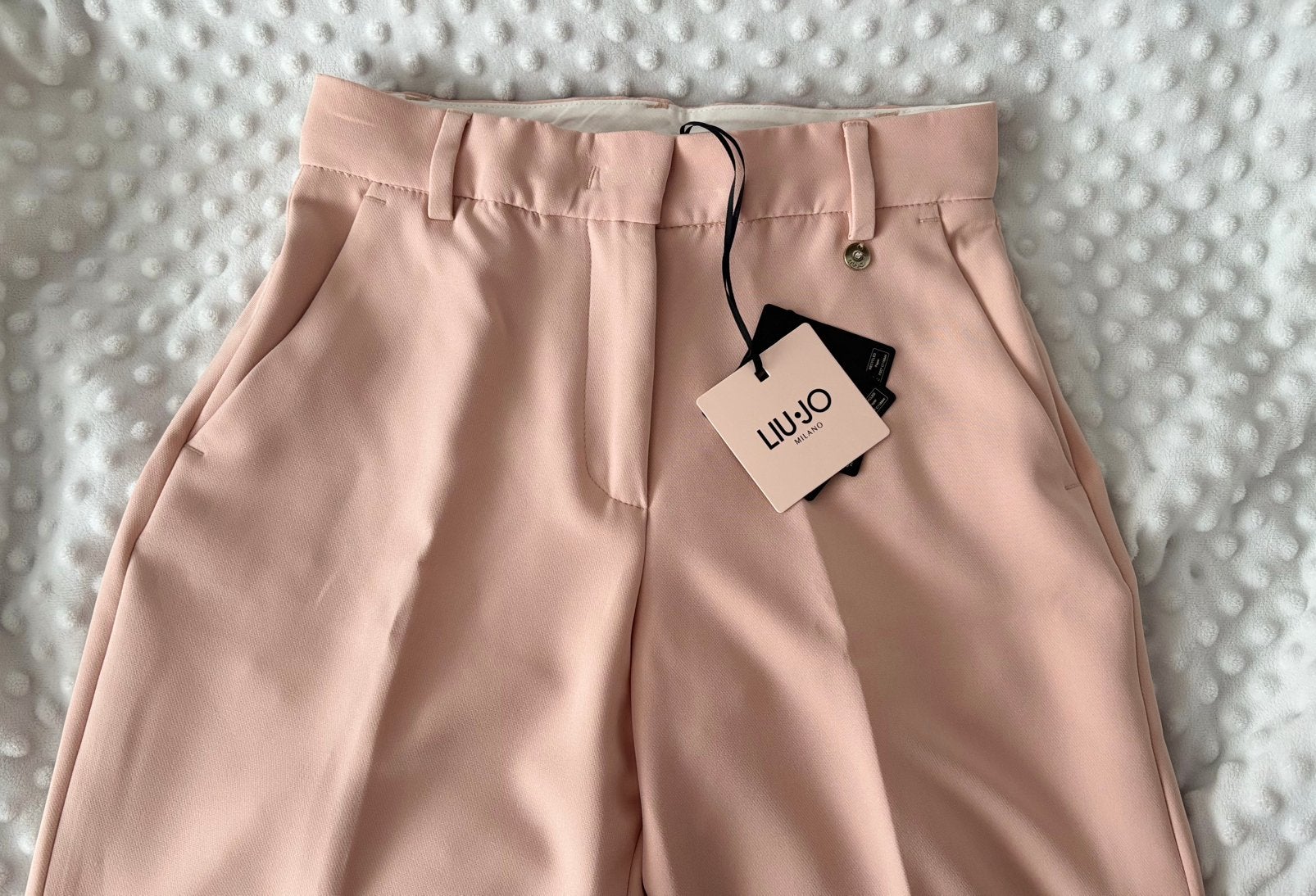 Pantalon LiuJo rose poudré taille haute Neuf avec étiquettes, Vêtements | Femmes, Liu Jo, Enlèvement ou Envoi, Neuf