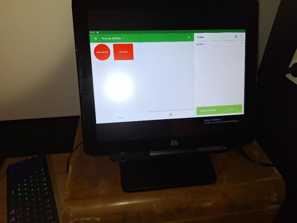 Pc tactile ELO idéale pour restaurant ou petit commerce, Articles professionnels, Enlèvement