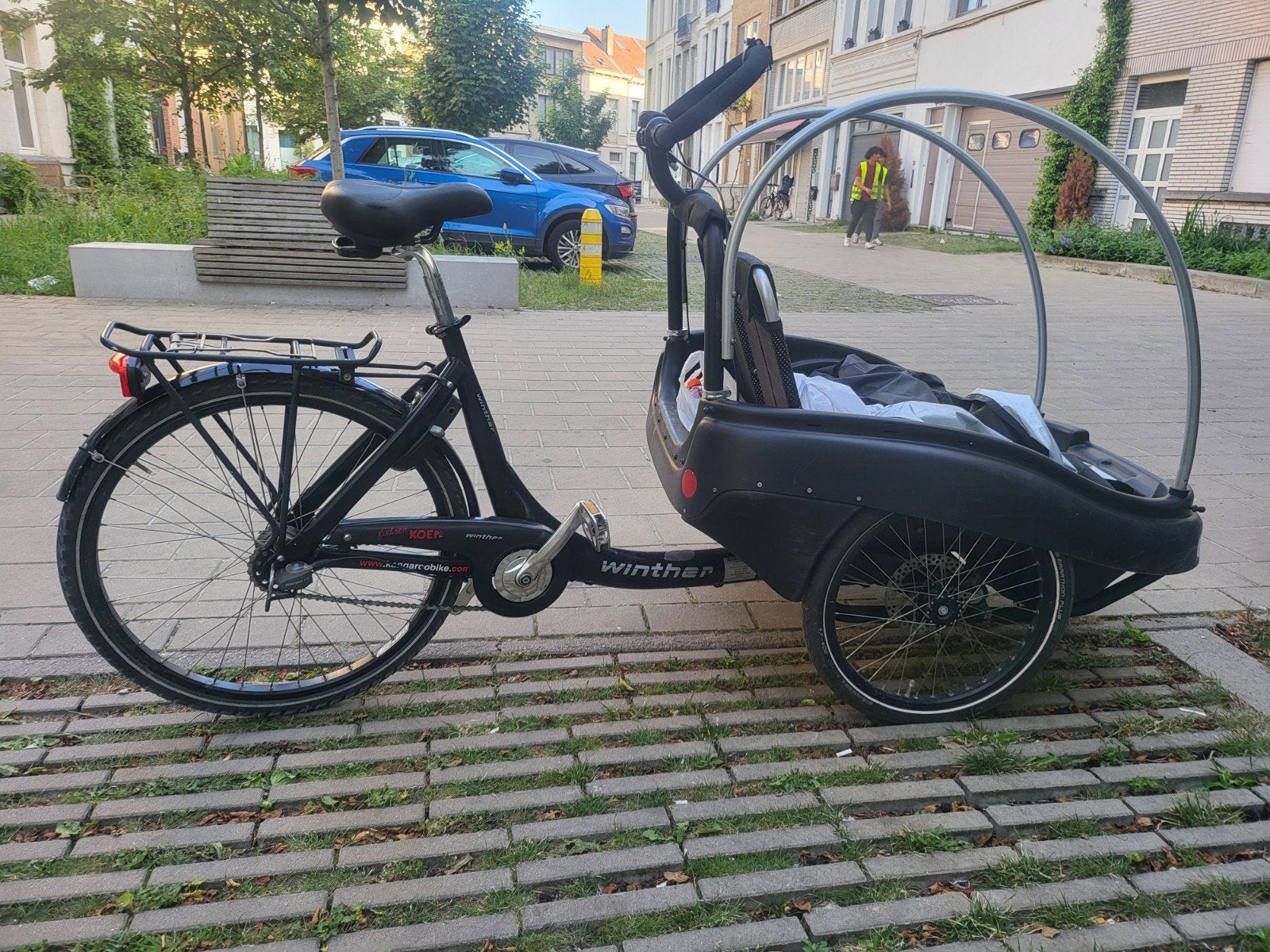 WINTHER KANGAROO BAKFIETS VOOR 2 KINDEREN, Ophalen, 2 kinderen