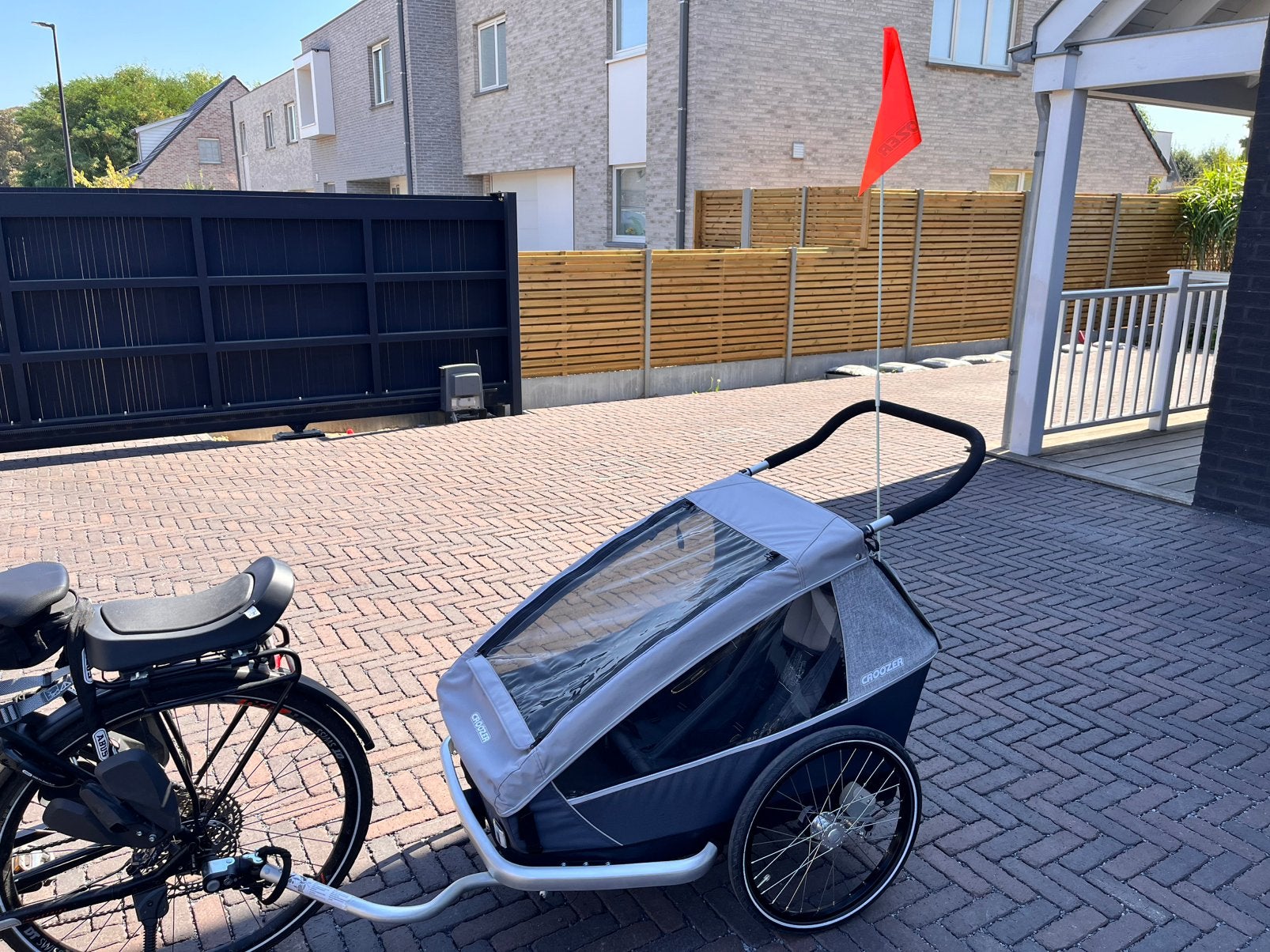 Fietskar Croozer Kid Keeke 2, Fietsen en Brommers, Ophalen, Zo goed als nieuw, CROOZER