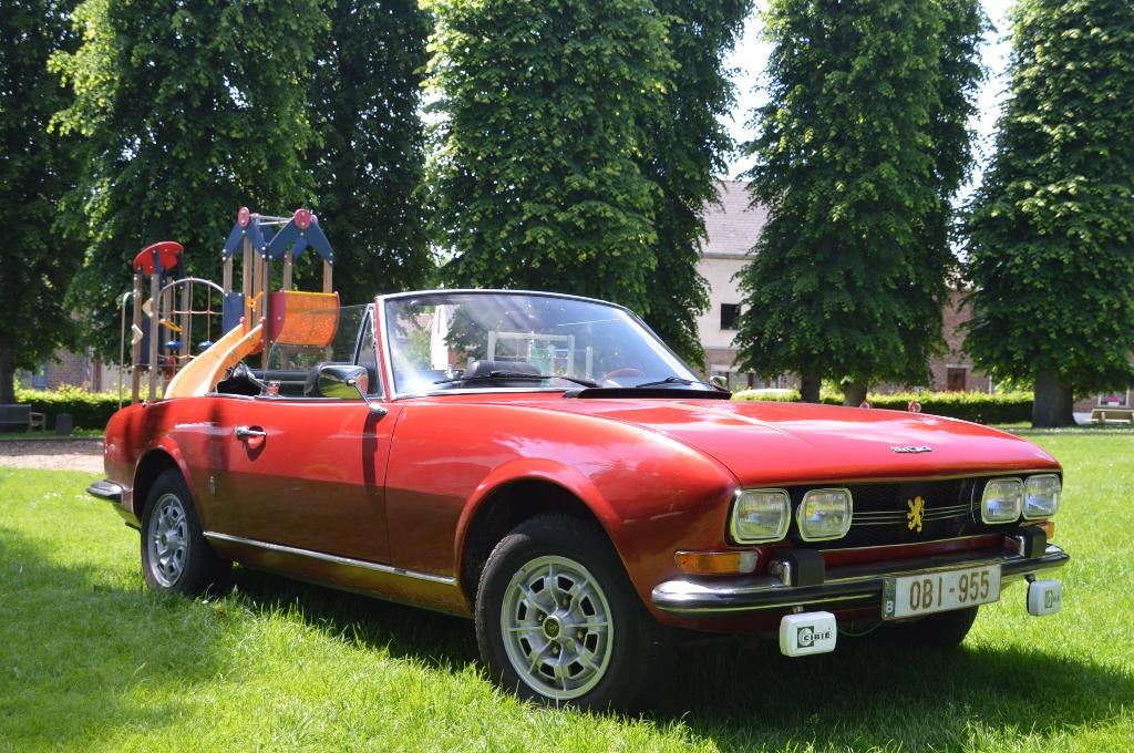 Peugeot 504 cabriolet, Autos, Rouge, Autres modèles, Cabriolet, Noir