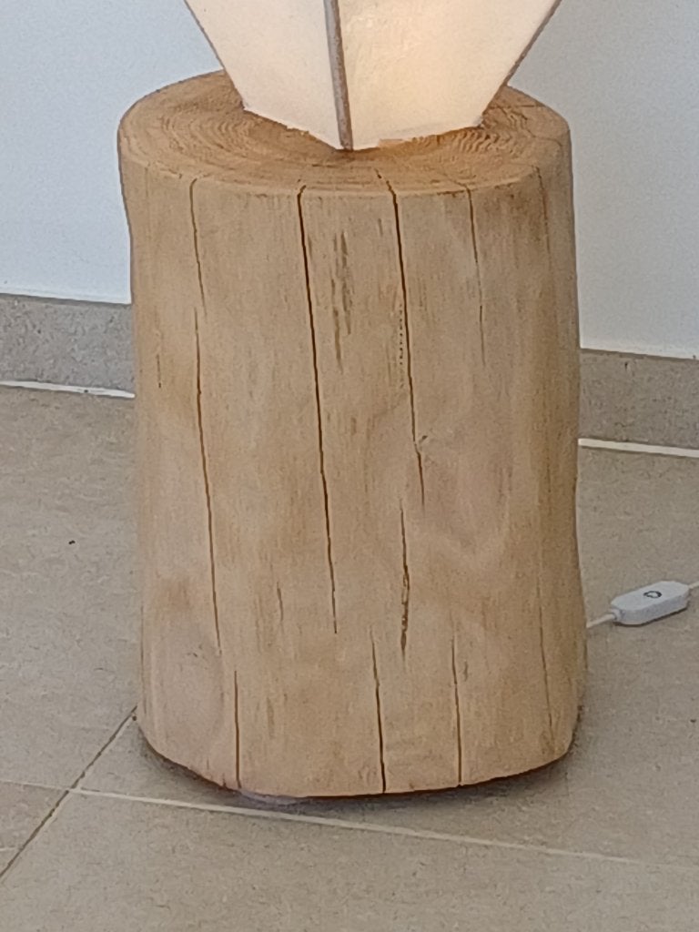 Luminaire artisanal, Neuf, Autres culots, Bois, Enlèvement ou Envoi